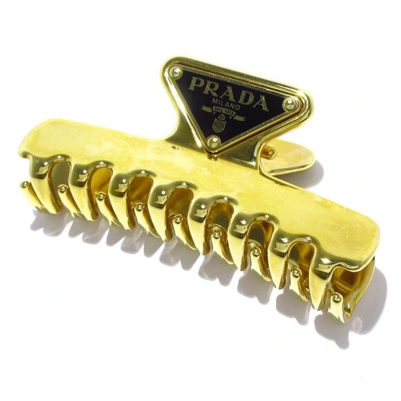 PRADA Metal Hair Clip Gold Hardware - Other Jewellery 582-082225 - Picture 2 of 6